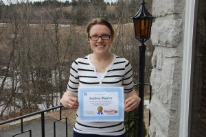 Audrey Poirier, responsable SST et RH, Clermond Hamel Ltée à St-Éphrem-de-Beauce, 2014 